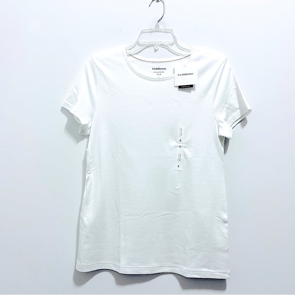 Croft & Barrow Women’s White Classic Tee Shirt